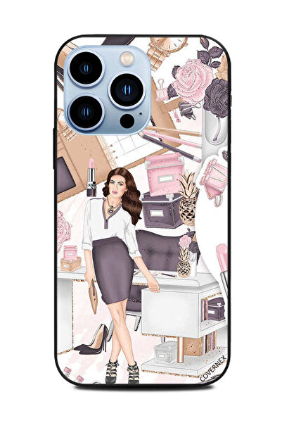 Covernex غطاء حماية لهاتف Apple iPhone 13 Pro - فتاة المديرة والهوايات