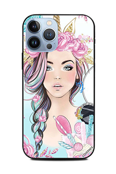 Covernex غطاء حماية لهاتف Apple iPhone 13 Pro Max فتاة يونيكورن