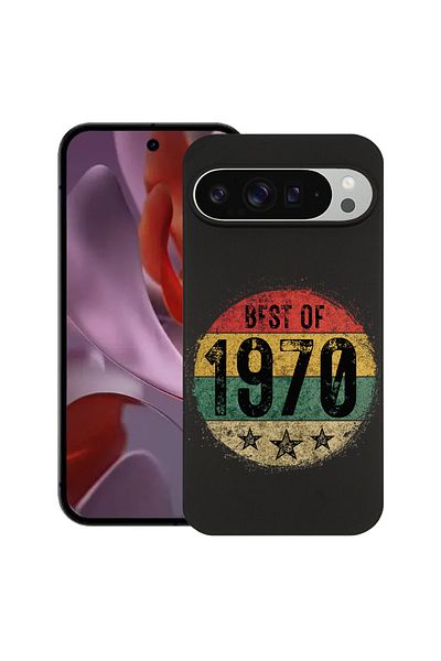 bestcase ® Slim Silicon Case For Google Pixel 10 / Pixel 10 Pro, Best Of 1970, 2030992 B 1903