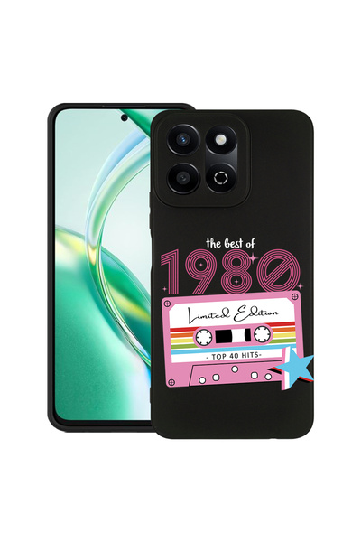 bestcase ® Husă Slim Silicon pentru Honor 200 Smart, Best Of 1980 - Girl Styl...