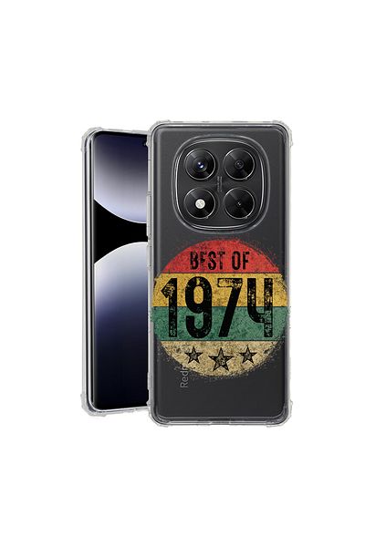 bestcase ® Anit Shock Case For Xiaomi Redmi Note 14 Pro 4G, Best Of 1974, 1997764 AS 1907