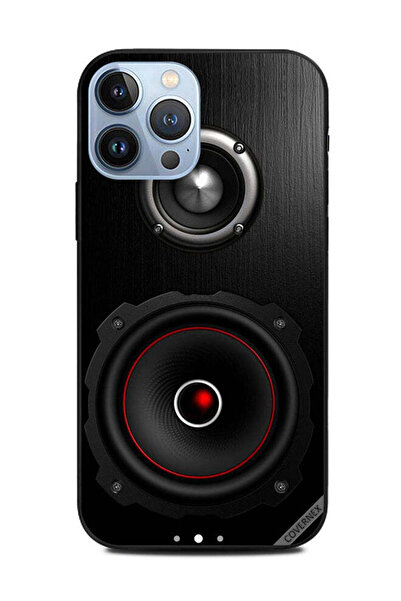 Covernex غطاء حماية لهاتف Apple iPhone 13 Pro Max مع مكبر صوت باللونين الأسود...