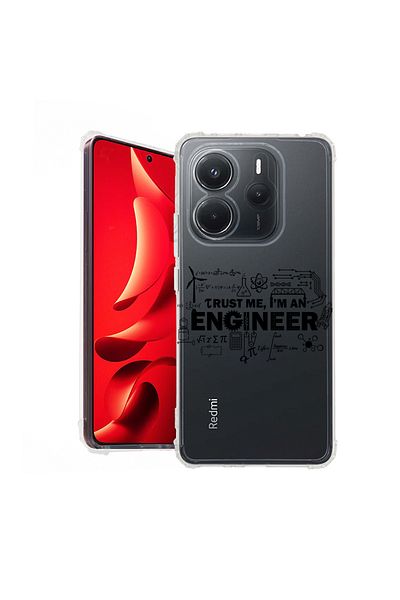 bestcase ® Anti Shock Case for Xiaomi Redmi Note 14 4G, Trust Me I'm Engineer, 1938408 AS 1859