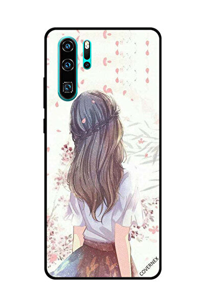 Covernex غطاء حماية لهاتف هواوي بي 30 برو - فتاة لطيفة في تفكير عميق
