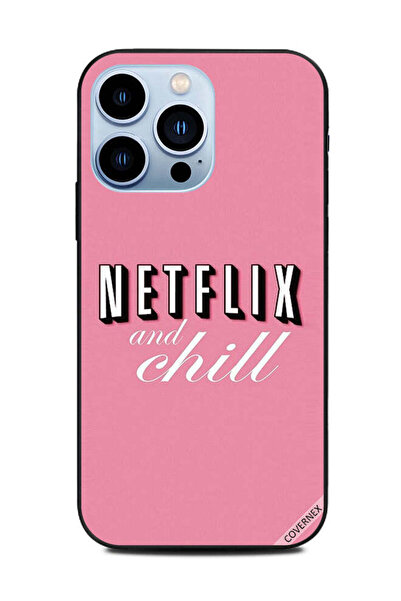 Covernex غطاء حماية لجهاز Apple iPhone 13 Pro Netflix & Chill Pink