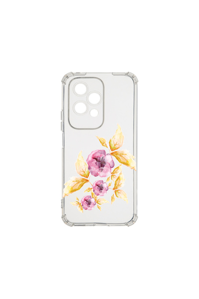 bestcase ® Carcasă antișoc pentru Honor 200 Lite, flori pastelate, 1828624 AS...