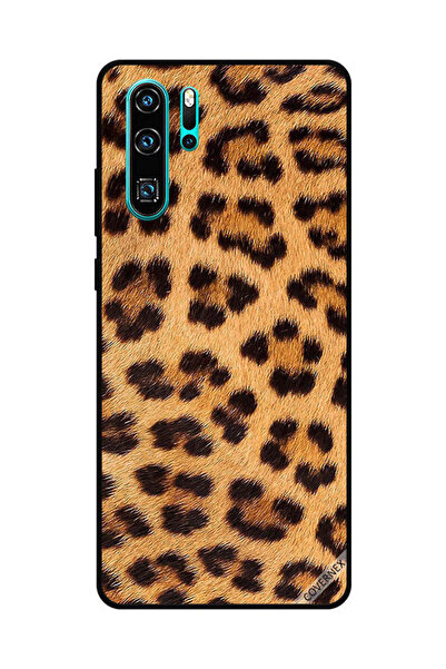 Covernex غطاء حماية لهاتف هواوي بي 30 برو بنقشة جلد النمر باللونين الأسود والبني
