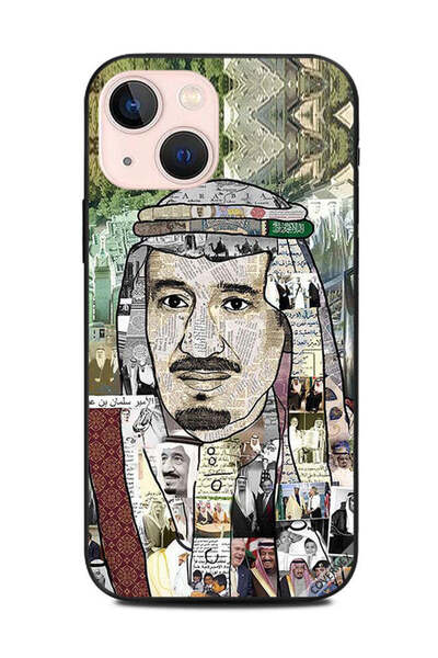 Covernex غطاء حماية لهاتف آبل آيفون 13 ميني صورة الملك سلمان الكل في واحد