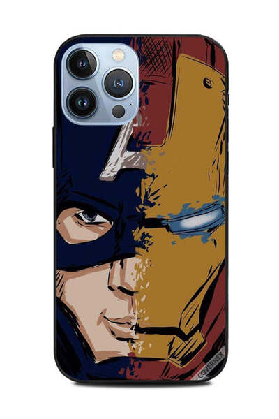 Covernex Protective Case Cover For Apple iPhone 13 Pro Max Captain & Iron Man