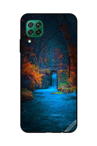 Covernex غطاء حماية لهاتف هواوي نوفا 7i / P40 لايت - شلال أزرق