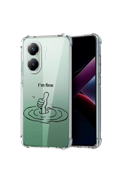 bestcase ® Αντικραδασμική θήκη για Poco X7 Pro, I'm Fine, 1988230 AS 1867