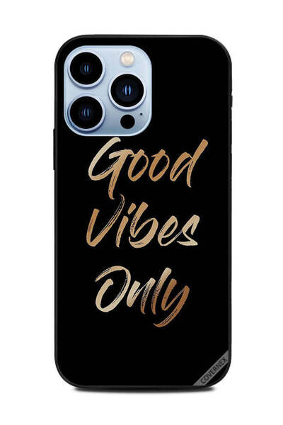 Covernex غطاء حماية لجهاز ابل ايفون 13 برو - جود فايبز اونلي - ذهبي