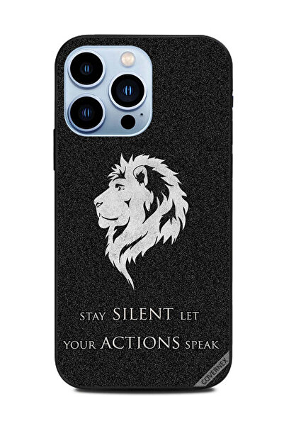 Covernex غطاء حماية لهاتف Apple iPhone 13 Pro، ابقَ صامتًا، دع أفعالك تتحدث