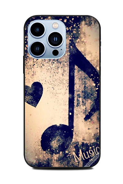 Covernex غطاء حماية لهاتف Apple iPhone 13 Pro - موسيقى وقلب عتيق