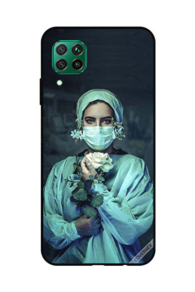 Covernex غطاء حماية لهاتف هواوي نوفا 7i / P40 لايت ممرضة تحمل زهرة