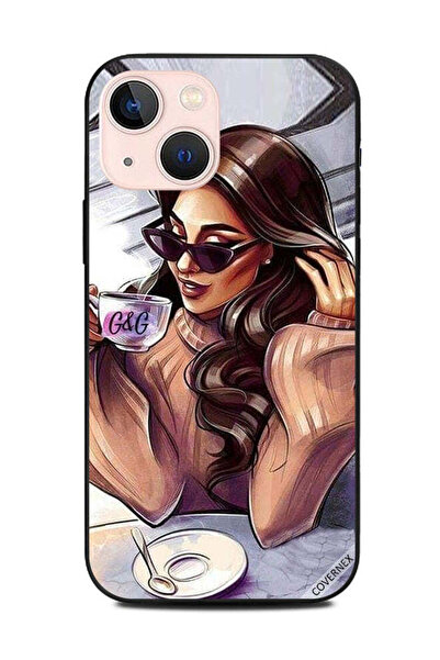 Covernex غطاء حماية لهاتف Apple iPhone 13 Mini Coffee Time