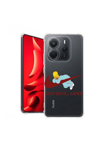 bestcase ® Husă antișoc pentru Xiaomi Redmi Note 14 5G, Just Do It Later, 193...