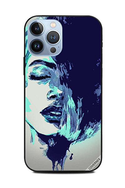 Covernex غطاء حماية لهاتف Apple iPhone 13 Pro Max فتاة في عمل فني