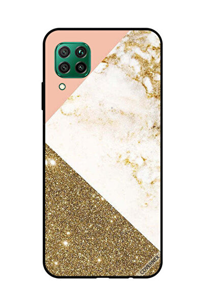 Covernex Protective Case Cover For Huawei Nova 7i / P40 Lite Golden Glitter &...