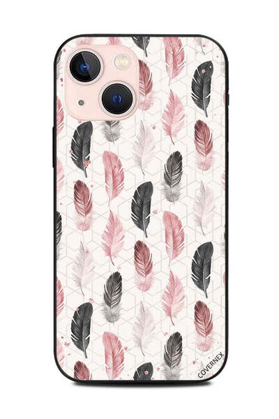 Covernex غطاء حماية لهاتف أبل آيفون 13 ميني - ريش خوخي أسود