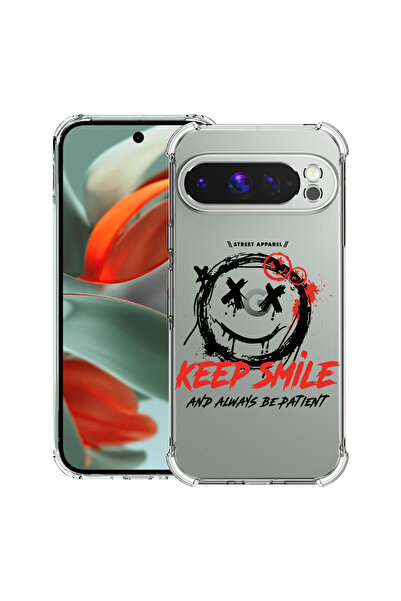 bestcase ® Husă antișoc pentru Google Pixel 9 Pro, Keep Smile, 1828622 AS 1870