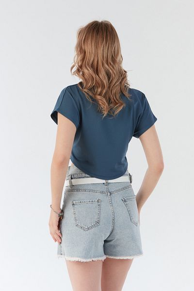 Fulla Moda Tricou de bază cu mânecă liliac