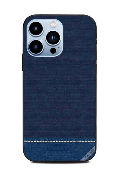 Covernex غطاء حماية لهاتف Apple iPhone 13 Pro بنقشة جينز أزرق