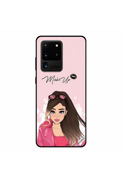 Covernex غطاء حماية سامسونج جالكسي S20 ألترا بتصميم فستان وردي ومكياج وفتاة لطيفة