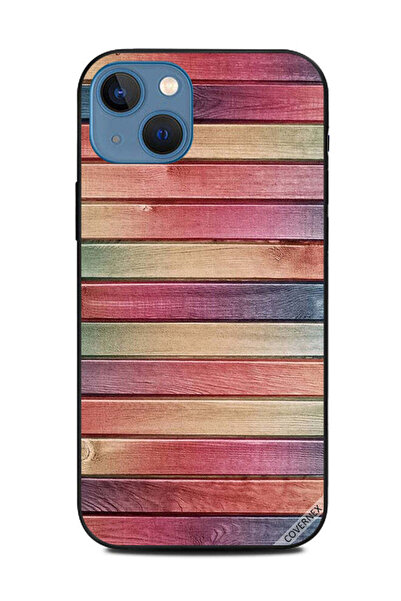 Covernex Protective Case Cover For Apple iPhone 13 Colorful Steps In Wood Pat...