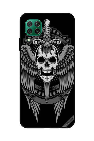 Covernex غطاء حماية لهاتف هواوي نوفا 7i / P40 لايت جمجمة بأجنحة نسر