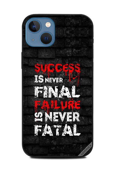 Covernex غطاء حماية لهاتف Apple iPhone 13 النجاح ليس نهائيًا أبدًا