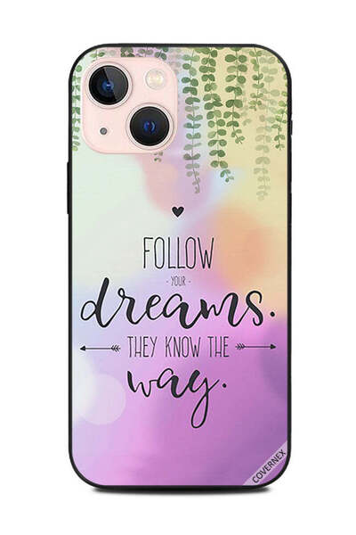 Covernex غطاء حماية لهاتف Apple iPhone 13 Mini اتبع أحلامك فهي تعرف الطريق