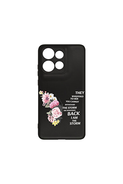 bestcase ® Husa Slim Silicon pentru Motorola Edge 50 Neo, Eu Sunt Furtuna, 19...