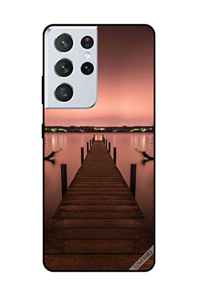 Covernex غطاء حماية لهاتف سامسونج جالاكسي S21 ألترا - مسار إلى البحر مساء