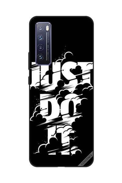 Covernex غطاء حماية لهاتف هواوي نوفا 7 - جاست دو إت - أبيض وأسود