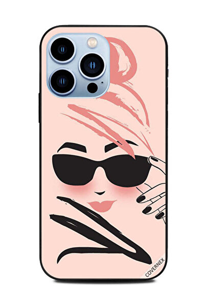 Covernex Protective Case Cover For Apple iPhone 13 Pro Glasses Girl Art