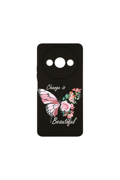 bestcase ® Husa Slim Silicon pentru Xiaomi Redmi A3, Change is Beutiful, 1788...