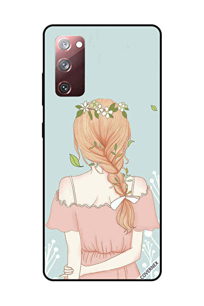 Covernex غطاء حماية لهاتف سامسونج جالاكسي S20 FE بفتاة واقفة بمظهر لطيف