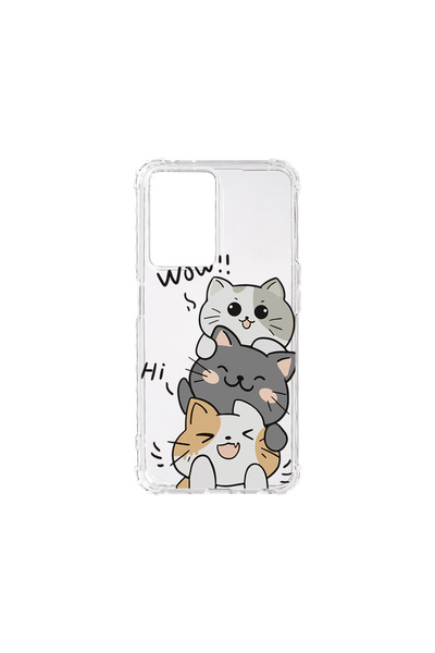 bestcase ® Carcasă antișoc pentru Motorola G13 / G23, Cat Wow, 1673036 AS 1855