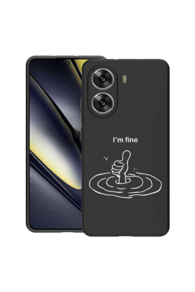 bestcase ® Husa Slim Silicon pentru Poco X7 Pro, I'm Fine, 1992025 B 1867