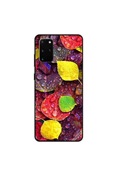 Covernex غطاء حماية لهاتف سامسونج جالكسي S20 بلس بنقشة قطرات الماء على أوراق ...