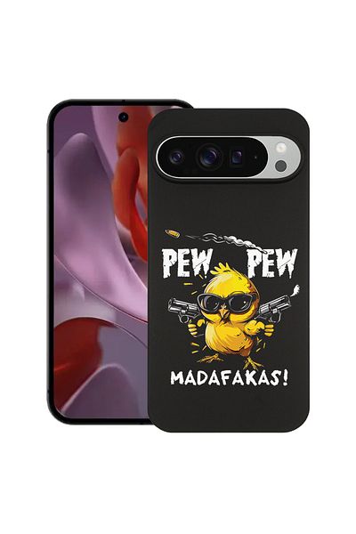 bestcase ® Slim Silicon Case For Google Pixel 10 / Pixel 10 Pro, Pew Pew, 2030992 B 1880