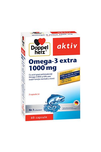 Doppelherz Omega-3 Extra Activ 1000mg x 60 Capsule