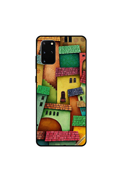 Covernex غطاء حماية لهاتف سامسونج جالكسي S20 بلس بنمط منازل ملونة