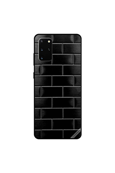 Covernex غطاء حماية لهاتف سامسونج جالكسي S20 بلس بنمط كسر الجدار الأسود
