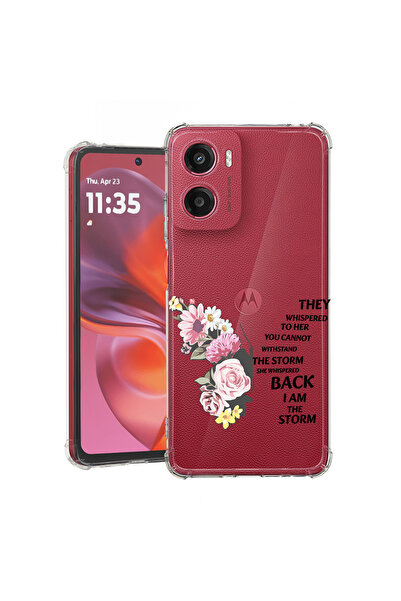 bestcase ® Anti Shock Case for Motorola Moto E15, Eu Sunt Furtuna, 1988242 AS...