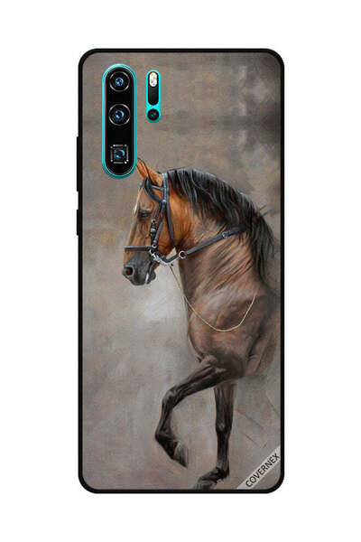 Covernex غطاء حماية لهاتف هواوي P30 Pro صورة حصان عتيقة