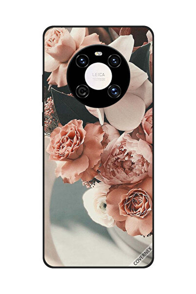 Covernex غطاء حماية لهاتف هواوي ميت 40 - باقة زهور الخوخ