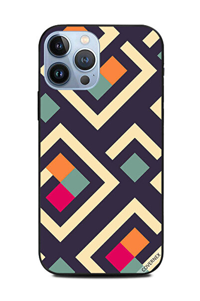 Covernex غطاء حماية لهاتف Apple iPhone 13 Pro Max مطبوع عليه صورة مربعة