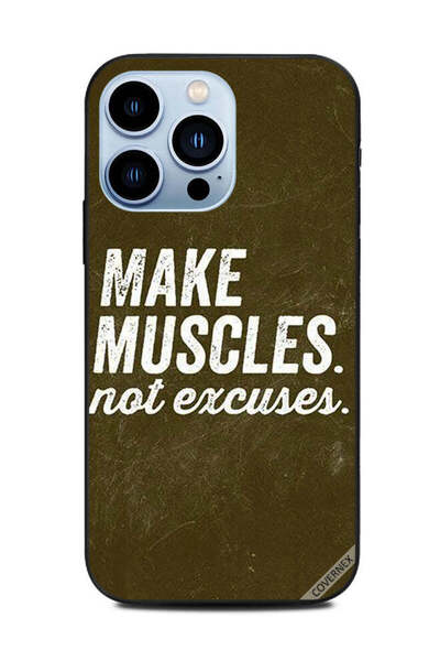 Covernex غطاء حماية لهاتف Apple iPhone 13 Pro - اصنع العضلات وليس الأعذار
